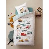 VERTBAUDET Children's Duvet Cover Set Magi Duvet Cover Engins White