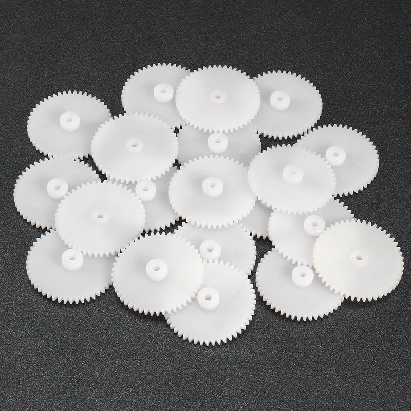 uxcell 20pcs Plastic Gears 48 Teeth Model 482A Reduction Gear