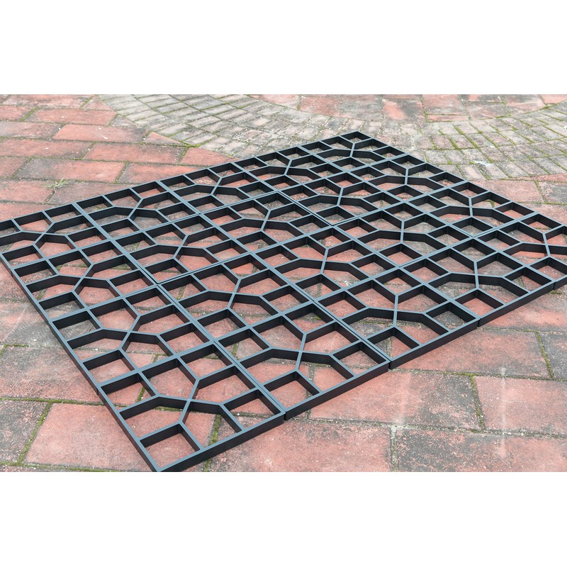 2 Pack Decorative Pavement Mold Cement Form Stamp Walkway Maker
