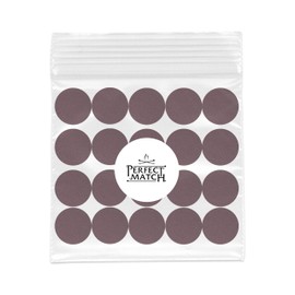 1” Circle Match Striker Stickers – 24 Pieces | Brown Match Striker Paper with Adhesive Pre-Cut Decorative Circles | Easy Match Lighting | Available in Other Patterns