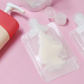 50ml lotion dispensing container, cosmetic refill pouch, cream tube container / 로션소분통 50ml 화장품 리필 파우치 크림 튜브 용기