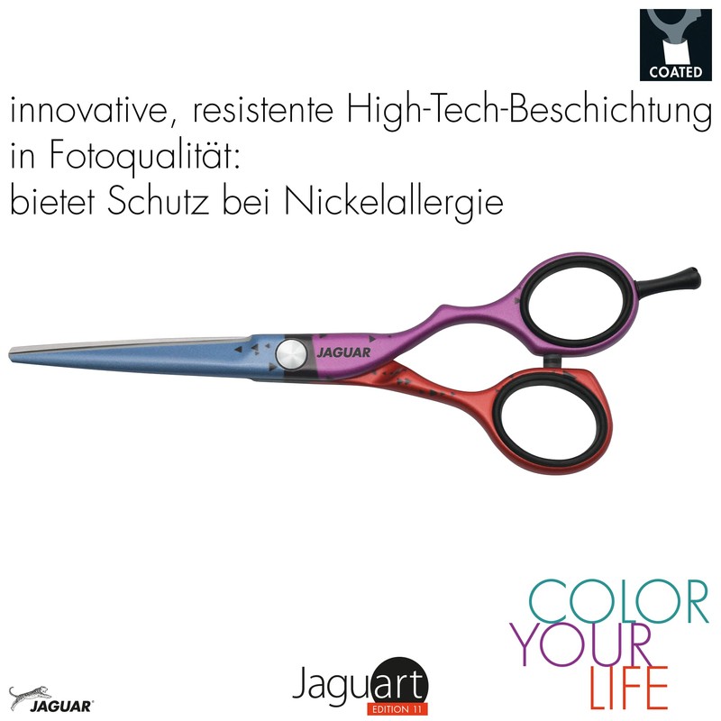 JAGUAR Haarschere JaguART FOCUS ON 5.5" | ergonomische Griffstellung