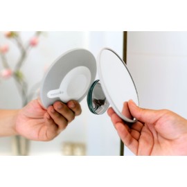 Bosign Suction Cup Mounted Detachable Mirror 5x Magnification White