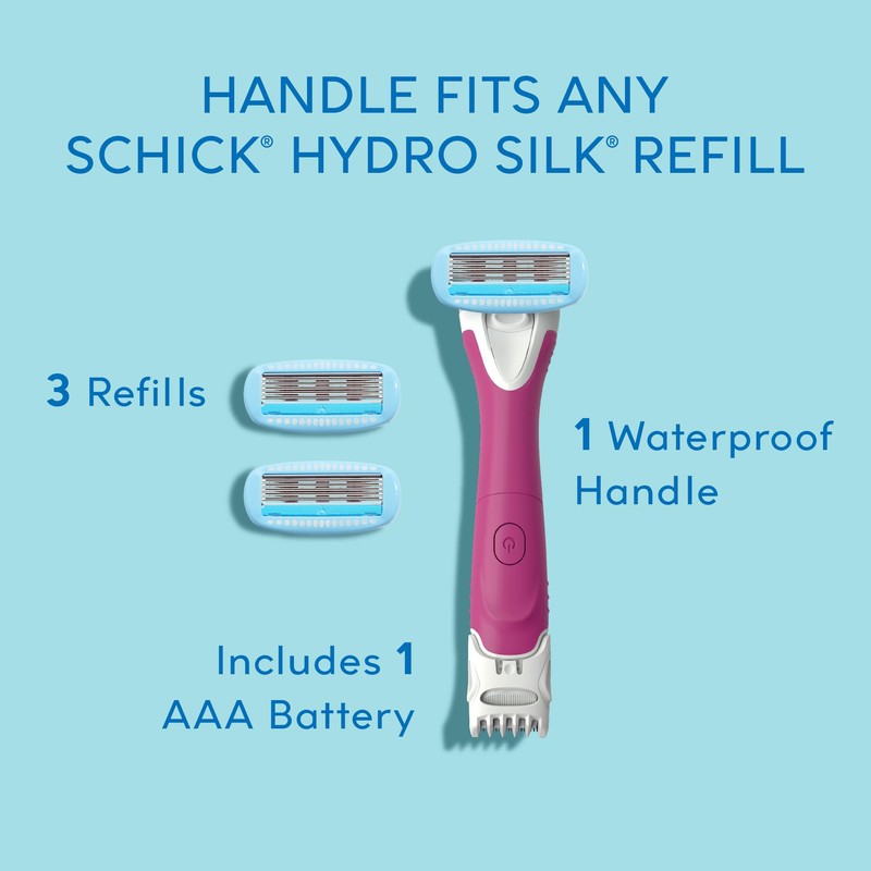 Schick Hydro Silk TrimStyle Razor with Bikini Trimmer for Women