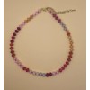 Anthropologie Inspired Gemstone Necklace Rainbow Stone Choker