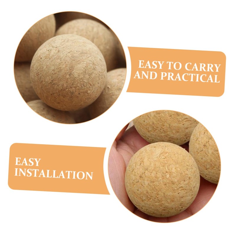 SUPVOX 7pcs Foosball Replacement Balls Soft Cork Table Soccer Accessories