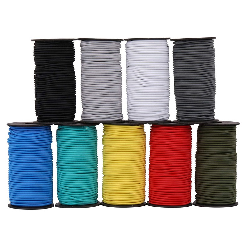 Trimming Shop 4mm Wide Bungee Rope Shock Cord, Stretchy Strap,