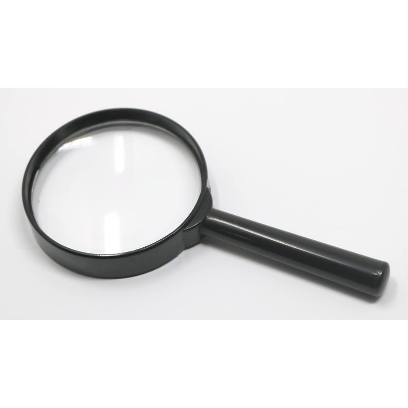 fiXte Handheld Magnifier Magnifying Glass 6x Magnification Small Print Map