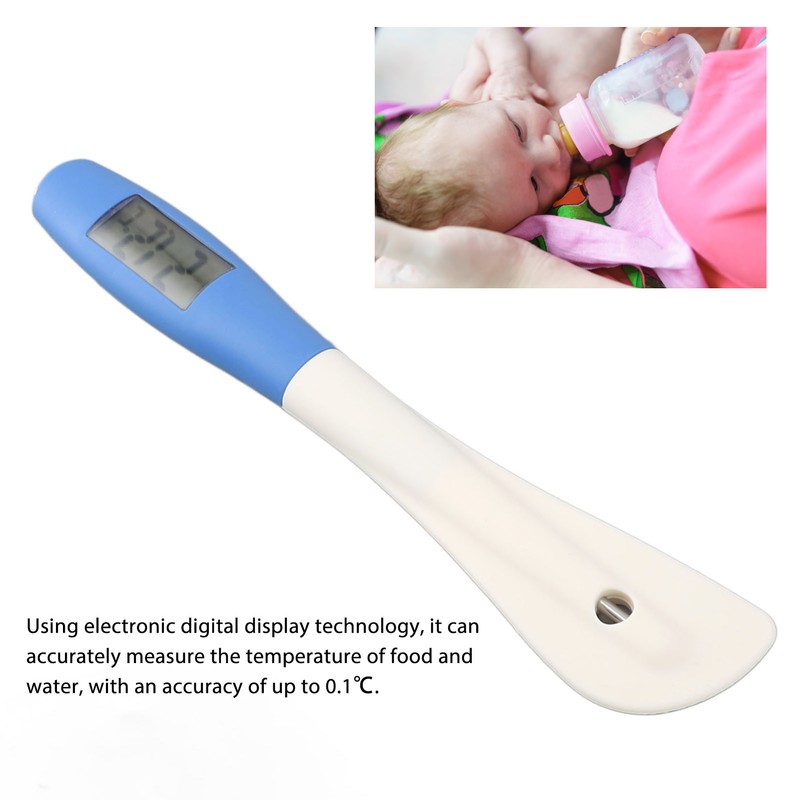 Silicone Spatula Thermometer Digital Display Stainless Steel Cooking Thermometer Food