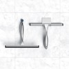 Shower Squeegee and Window Squeegee, Stainless Steel, 100% Streak-Free, Cleaner