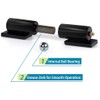 HLMOptimo Heavy Duty Weld-on Barrel Hinges - 5 Inch, 450