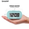 Sharp Digital Alarm Clock – Tactile Case with Soft Rubberized
