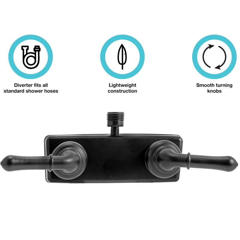 Dura Faucet DF-SA100C-MB RV Shower Faucet Valve Diverter with Classical