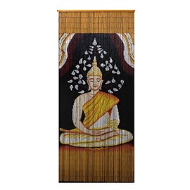 Bamboo Bead Curtain-Buddha