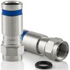 POPPSTAR 50x SAT F-Quick Mount Connectors, F-Compression Connector for Coaxial