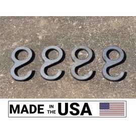 StreetRays [SR] 4" Steel Target Round Hook Sched 40 1" Pipe 1/4" Thick (Set of 4) USA