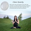 QINJIEJIE QINJIEJIE Clear Quartz Crystal Healing Crystals 1.8-2.0" 2PCS Large