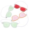 COLLBATH 4pcs Portable Eye Pads Decorative Wear-resistant Eye Masks for