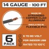 Iron Forge Cable 14 Gauge Primary Wire - 6 Roll