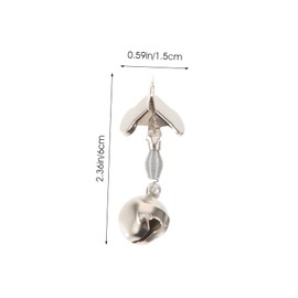 Outanaya 10Pcs Fishing Alarm Bells Durable Outdoor Fishing Bells for Bite Notification Essential Fishing Gear for Anglers Fishing Accessories for Freshwater