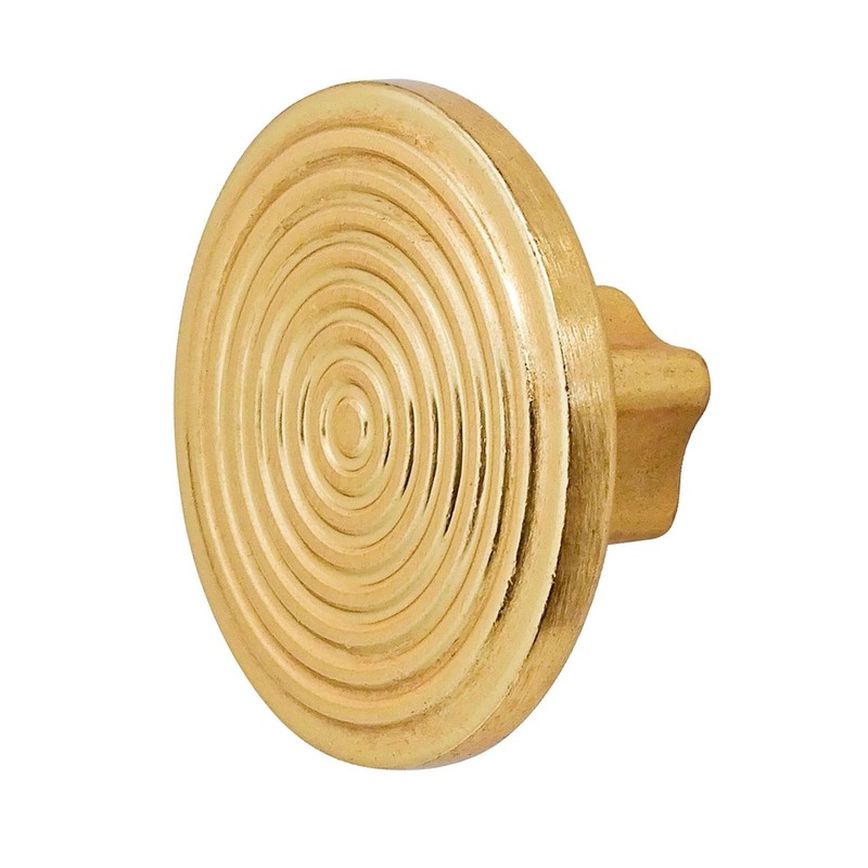 Decoranddecor Mira Spiral Round Cupboard Knob Handle - 40mm Diameter