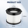 Cabiclean HEPA Dry Filter Replacement Compatible with Milwaukee 49-90-0160, 49-90-1951,