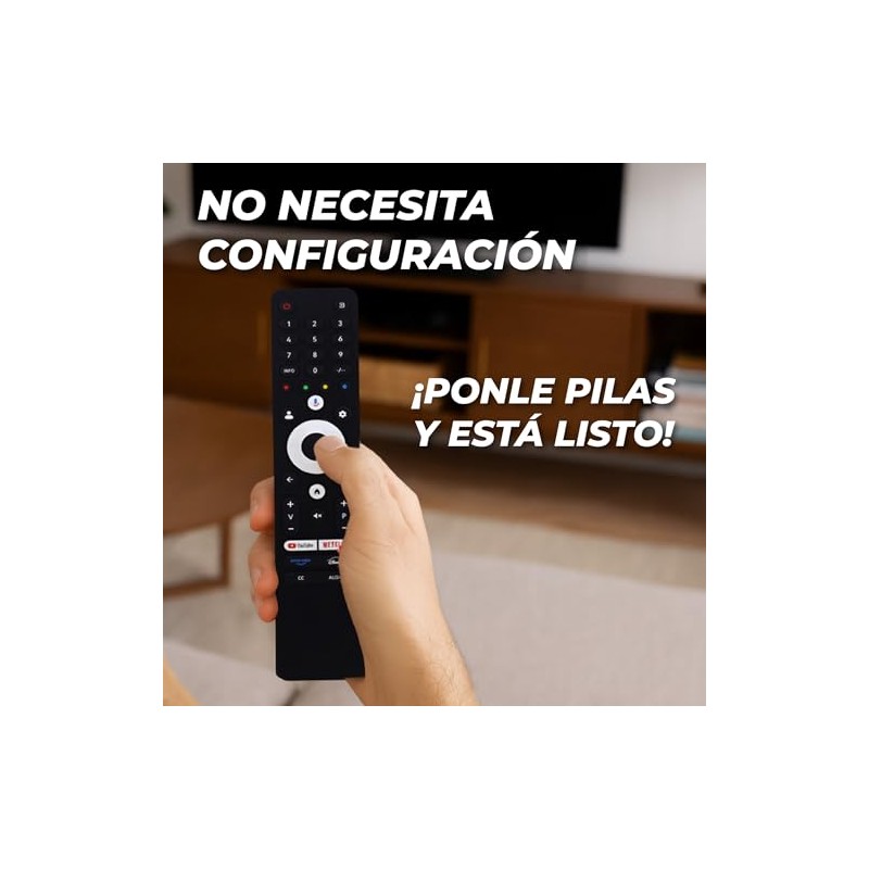 CONTROL EXPERT Control Remoto Compatible con Sansui Smart TV 4K