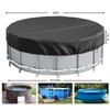 4 Ft Round 210D Waterproof Above Ground Pool Cover with