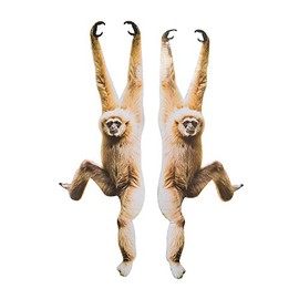 Jungle Hanging Monkey Cutout Set - Party Decor - 2 Pieces