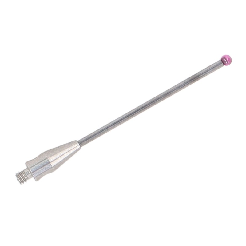 CMM Touch Probe Stylus Red Wear Resistant Ball Tungsten Carbide