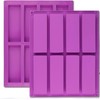ROTDAM Large Rectangle Silicone Mold 2 PCS 8-Cavity Granola Bar