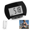 Portable Pedometer Step Counter Accurately Track Steps, 3D Sports Pedometer