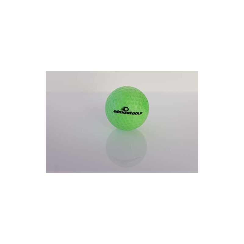 Almost AlmostGolf Golf Golf Balls Pack of 10 Neon Green