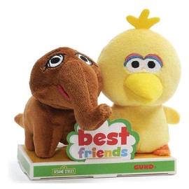 GUND Sesame Street Big Bird and Mr. Snuffleupagus BFF Plush Set