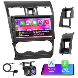 Android 13 Car Radio for Subaru Forester 2013-2015 with Wireless Carplay Android Auto,9 Inch IPS Touch Screen Car Stereo with GPS Nav/Bluetooth/FM AM/Backup Camera/WiFi/SWC/HiFi/Mirrorlink 4G+64G