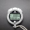 Rolilink Stopwatch with Backlight, Metal Stop Watch 400 Lap Memory