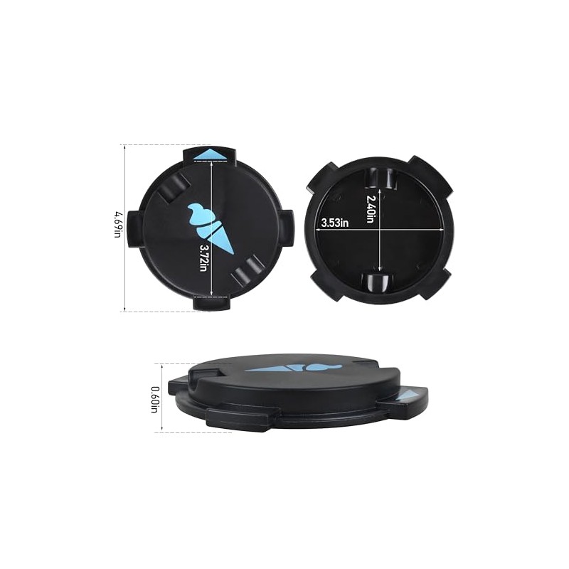Ice Cream Maker Dust Seal Cover for Ninja NC701 Replacement
