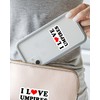 Saiki I Love Umpires Vinyl Sticker for Baseball Softball Catcher's