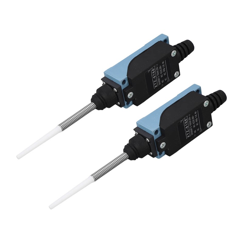 2 Pcs Spring Momentary Limit Switch Self Reset IP66 Flexible
