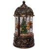 Kurt Adler 8.66-inch Battery Operated Lighted LED Santa & Carousel