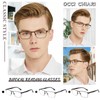 OCCI CHIARI Bifocal Reading Glasses for Men Blue Light Blocking