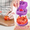 COKSDUPID Stainless Steel Fruit & Vegetable Cutter - Quickly Slice