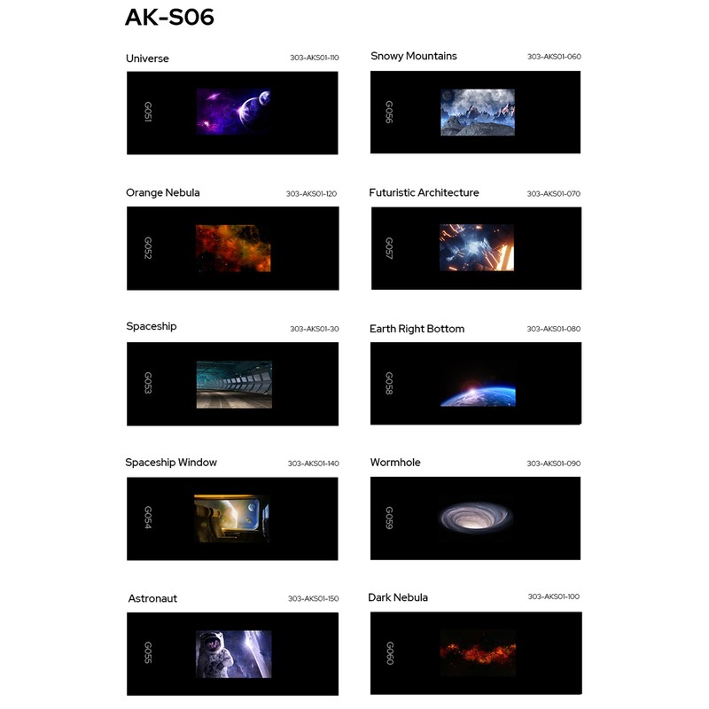 Godox AK-S06 Slide Set Transparencies for Godox AK-R21 Camera Flash