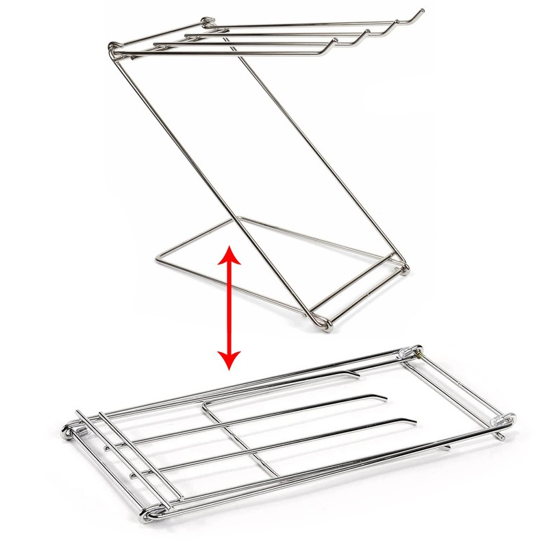 LENITH Stainless Steel Washcloth Holder Dish Rag Cloth Holder, 4