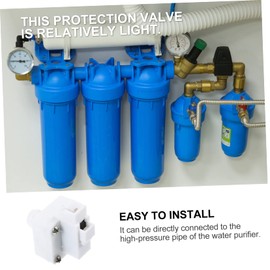 SHINEOFI Low Pressure Water Purifier Switch Ro Reverse Osmosis Machine Accessory Quick Connect Low Voltage Valve for Household Drinking Fountain Safe Construction