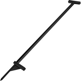 Meyoppm Snow Stake Installation Tool with Pointed Tip, Driveway Markers Installation Tool Fits 1/4", 5/16", Powder Coated Driveway Marker Installer Tool for Outdoors, Snow, Roads