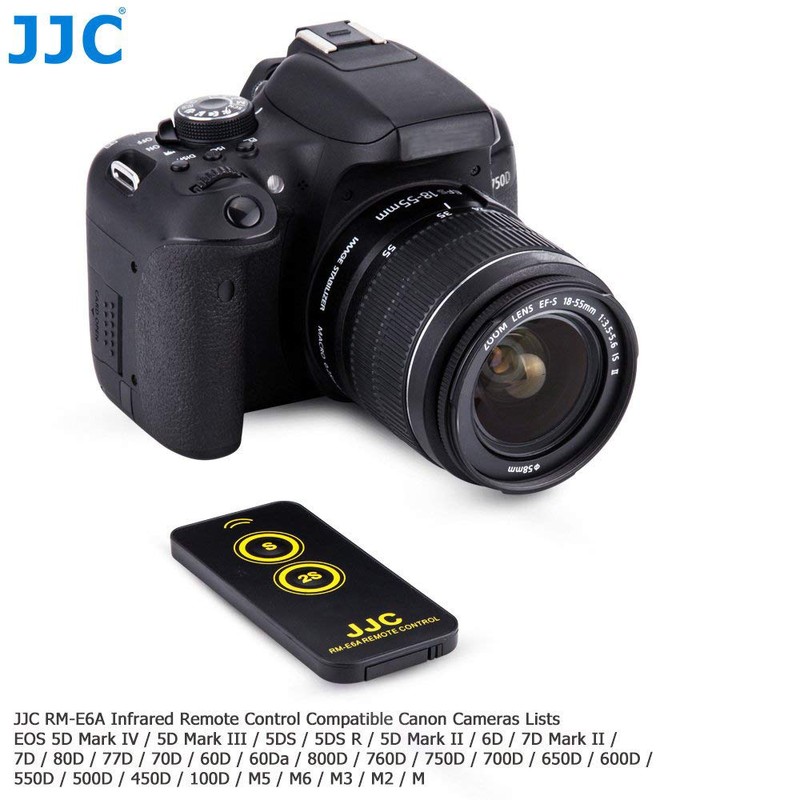 JJC Wireless IR Remote Shutter Release for Canon EOS Camera