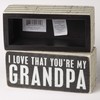 Primitives by Kathy Pinstripe Trimmed Box Sign, 5.50" x 2.50"