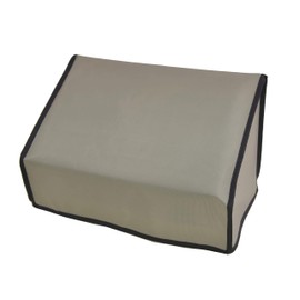 Scanner Cover Compatible with Epson WorkForce ES-500W II Wireless Duplex Desktop Scanner, Silver Nylon Anti-Static Scanner Dust Cover Dimensions 11.7''W x 6.6''D x .6.9''H by Comp Bind Technology