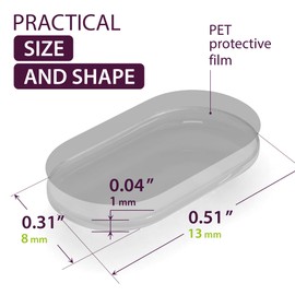 GreenFix Clear Adhesive Dots 500PCs - Double Sided Sticky Dots Removable - Sticky Tack for Collectibles & Figurines, Arts & Crafts, Home Decor - Sticky Gel Self Adhesive Glue Dots